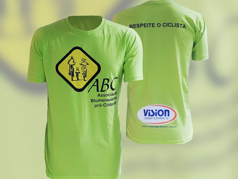 Camisetas da campanha - Respeite o ciclista